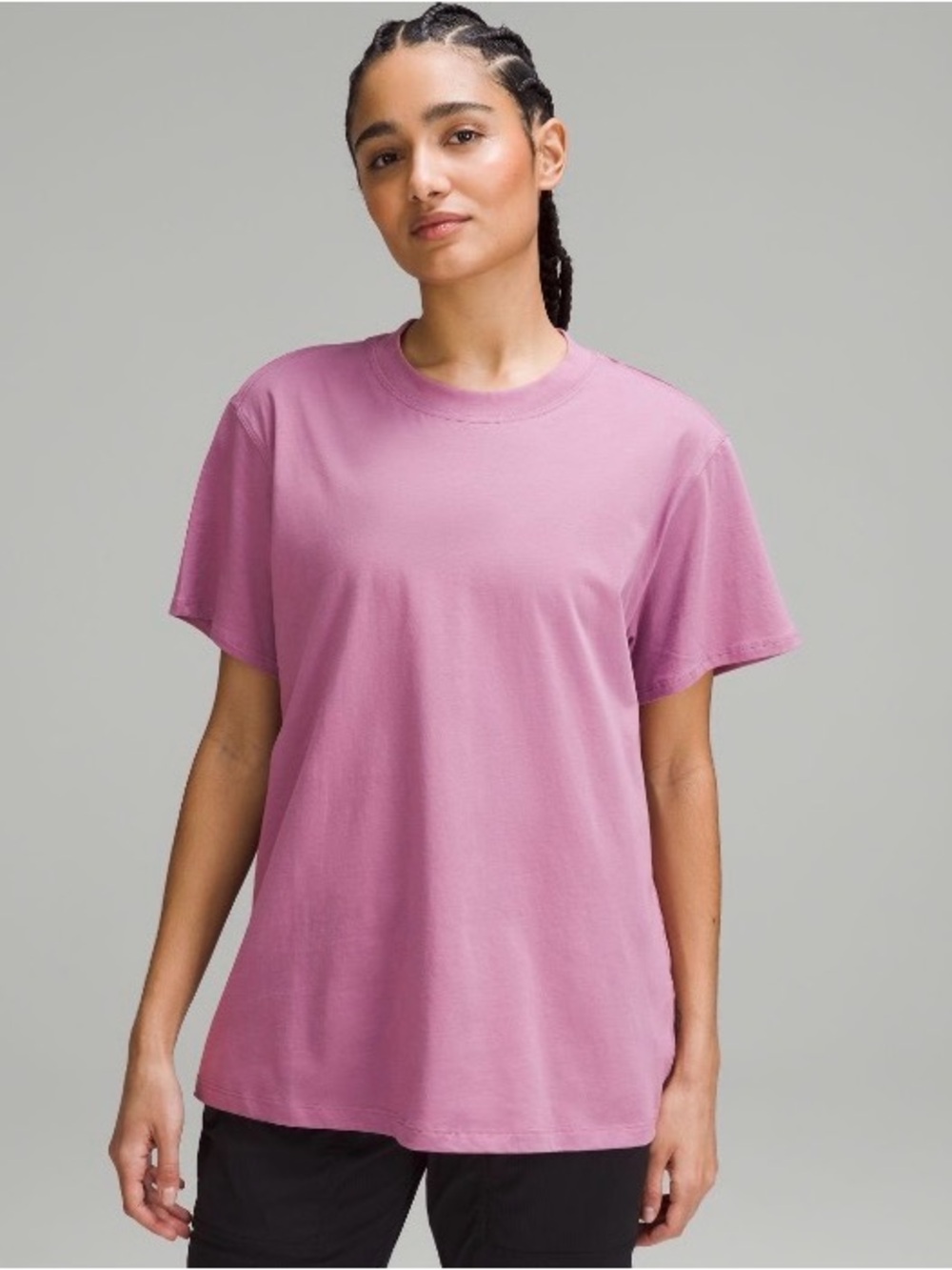 Lululemon All Yours Cotton T-Shirt - Velvet Dust - Size 4